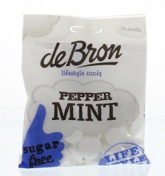 De Bron Pepermunt suikervrij 80 gram | Superfoodstore.nl