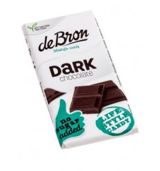 De Bron Tablet dark stevia 85 gram | Superfoodstore.nl