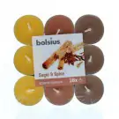 Bolsius Geurtheelicht multi colour brick 18 sugar & spice 18 stuks