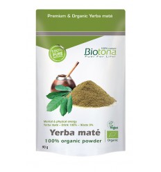 Biotona Yerba mate 90 gram | Superfoodstore.nl