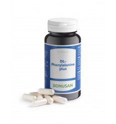 Bonusan DL phenylalanine 400 mg 60 capsules | Superfoodstore.nl