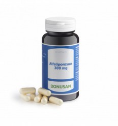 Bonusan Alfa liponzuur 300 mg 60 capsules | Superfoodstore.nl