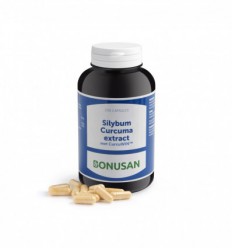 Bonusan Silybum curcuma extract 200 capsules | Superfoodstore.nl