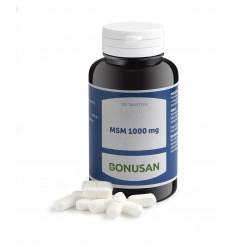 Bonusan MSM 1000 mg 120 tabletten | Superfoodstore.nl
