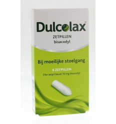 Laxeermiddel Dulcolax Dulcolax 10 mg 6 zetpillen kopen