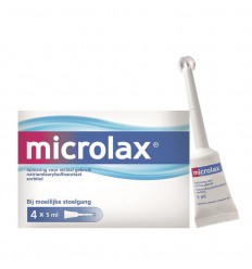 Laxeermiddel Microlax Klysma flacon 5ml 4 stuks kopen