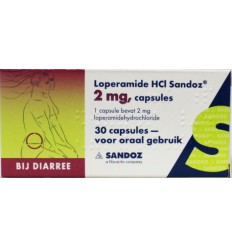 Supplementen Sandoz Loperamide 2 mg 30 capsules kopen