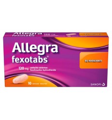Supplementen Allegra Fexotabs hooikoortstabletten 10 tabletten