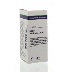 VSM Sepia officinalis LM18 4 gram globuli