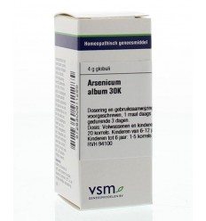 VSM Arsenicum album 30K 4 gram globuli