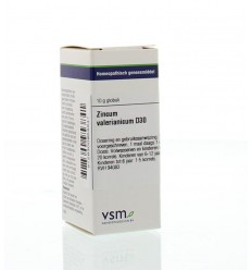 Artikel 4 enkelvoudig VSM Zincum valerianicum D30 10 gram kopen
