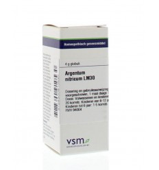 VSM Argentum nitricum LM30 4 gram globuli