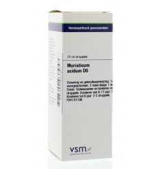 Artikel 4 enkelvoudig VSM Muriaticum acidum D6 20 ml kopen