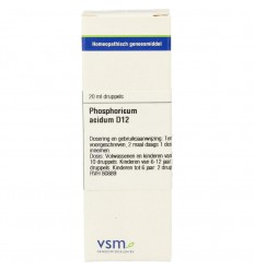 Artikel 4 enkelvoudig VSM Phosphoricum acidum D12 20 ml kopen