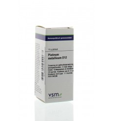 VSM Platinum metallicum D12 10 gram globuli
