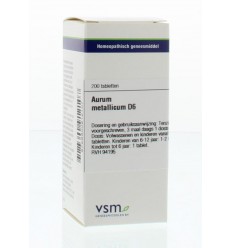VSM Aurum metallicum D6 200 tabletten