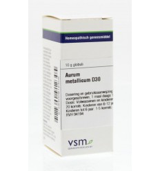 Artikel 4 enkelvoudig VSM Aurum metallicum D30 10 gram kopen