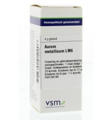 VSM Aurum metallicum LM6 4 gram globuli