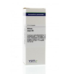 Artikel 4 enkelvoudig VSM Allium cepa D6 20 ml kopen