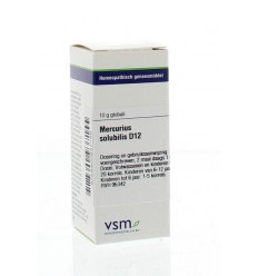VSM Mercurius solubilis D12 10 gram globuli