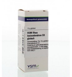 VSM Rhus toxicodendron D3 10 gram globuli