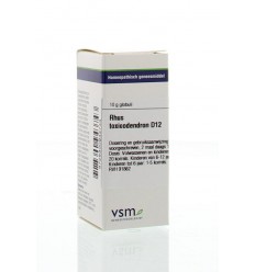 VSM Rhus toxicodendron D12 10 gram globuli