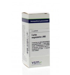VSM Carbo vegetabilis LM3 4 gram globuli