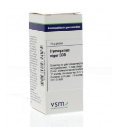 Artikel 4 enkelvoudig VSM Hyoscyamus niger D30 10 gram kopen