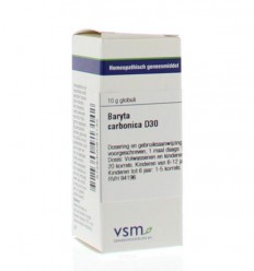 VSM Baryta carbonica D30 10 gram globuli