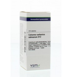VSM Calcarea carbonica ostrearum D12 200 tabletten