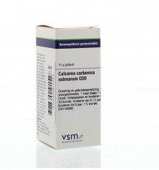VSM Calcarea carbonica ostrearum D30 10 gram globuli