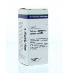 VSM Calcarea carbonica ostrearum LM6 4 gram globuli