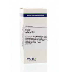 VSM Hepar sulphur D4 200 tabletten