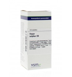 VSM Hepar sulphur D6 200 tabletten