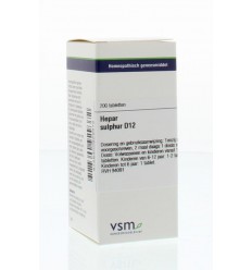 Artikel 4 enkelvoudig VSM Hepar sulphur D12 200 tabletten kopen