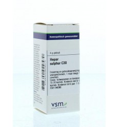 VSM Hepar sulphur C30 4 gram globuli