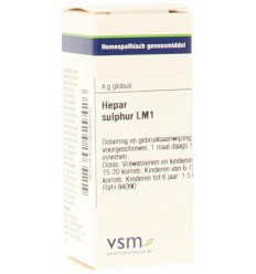 VSM Hepar sulphur LM1 4 gram globuli