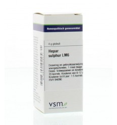 VSM Hepar sulphur LM6 4 gram globuli