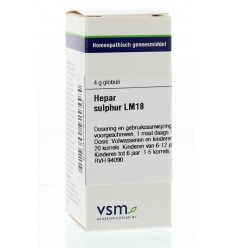VSM Hepar sulphur LM18 4 gram globuli