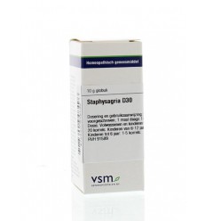 VSM Staphysagria D30 10 gram globuli