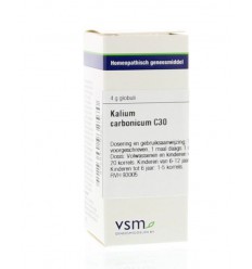 VSM Kalium carbonicum C30 4 gram globuli