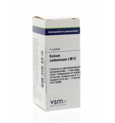 VSM Kalium carbonicum LM12 4 gram globuli