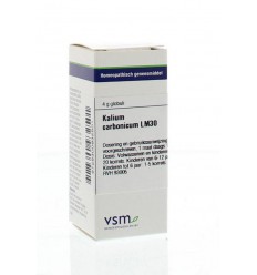 Artikel 4 enkelvoudig VSM Kalium carbonicum LM30 4 gram kopen