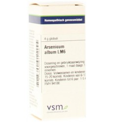 VSM Arsenicum album LM6 4 gram globuli