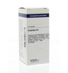 Artikel 4 enkelvoudig VSM Graphites D4 200 tabletten kopen