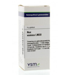 Artikel 4 enkelvoudig VSM Nux vomica LM30 4 gram kopen