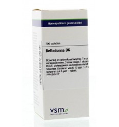 Artikel 4 enkelvoudig VSM Belladonna D6 200 tabletten kopen