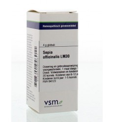 VSM Sepia officinalis LM30 4 gram globuli