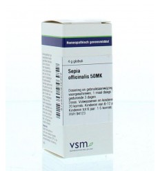 VSM Sepia officinalis 50MK 4 gram globuli