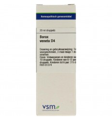 VSM Borax veneta D4 20 ml druppels